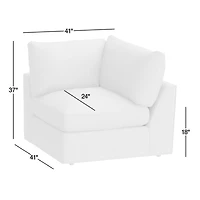Lounge Corner Chair Sectional Piece