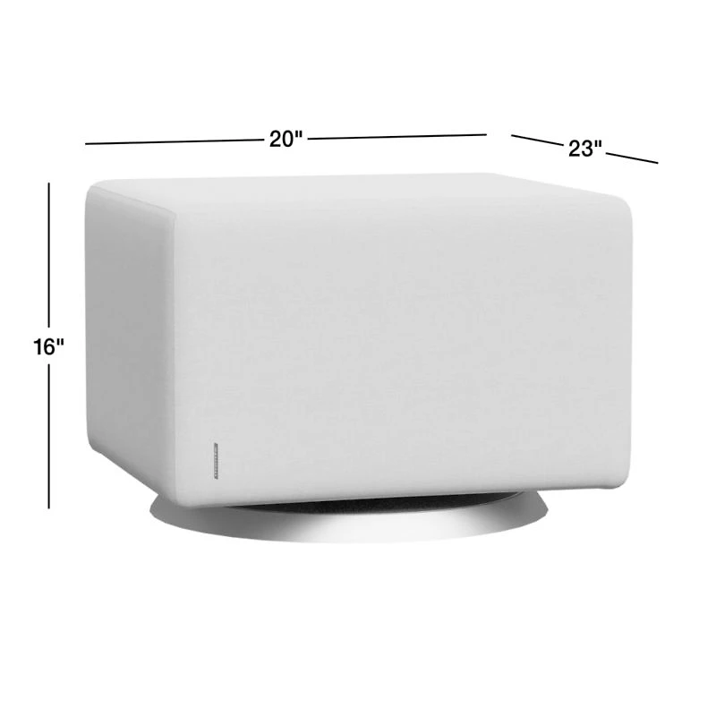 Milo Tan Nursery Gliding Ottoman