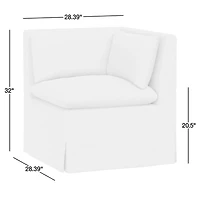 Belmar Grey Corner Dining Banquette