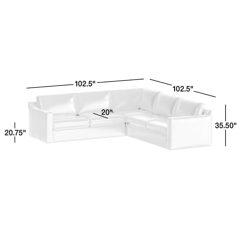 Barrett II 3-Piece L-Shaped Sectional Sofa