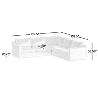 Barrett II 3-Piece L-Shaped Sectional Sofa
