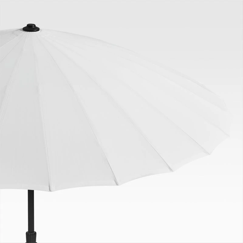 9' Dome White Outdoor Patio Umbrella