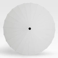 9' Dome White Outdoor Patio Umbrella
