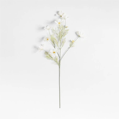 Faux White Cosmo Stem 35" by Abigail Ahern