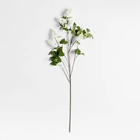 Faux White Lilac Spray 50" by Abigail Ahern