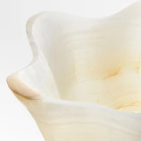 Fleurissant Warm White Onyx Table Lamp by Athena Calderone 9.9"