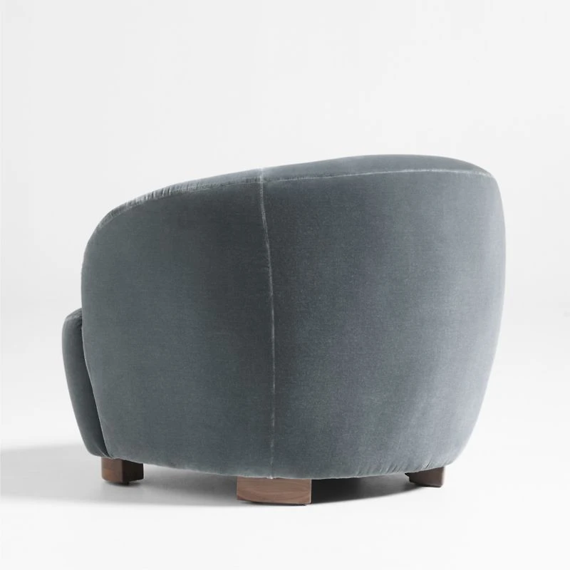 Le Marché Blue Accent Chair by Athena Calderone