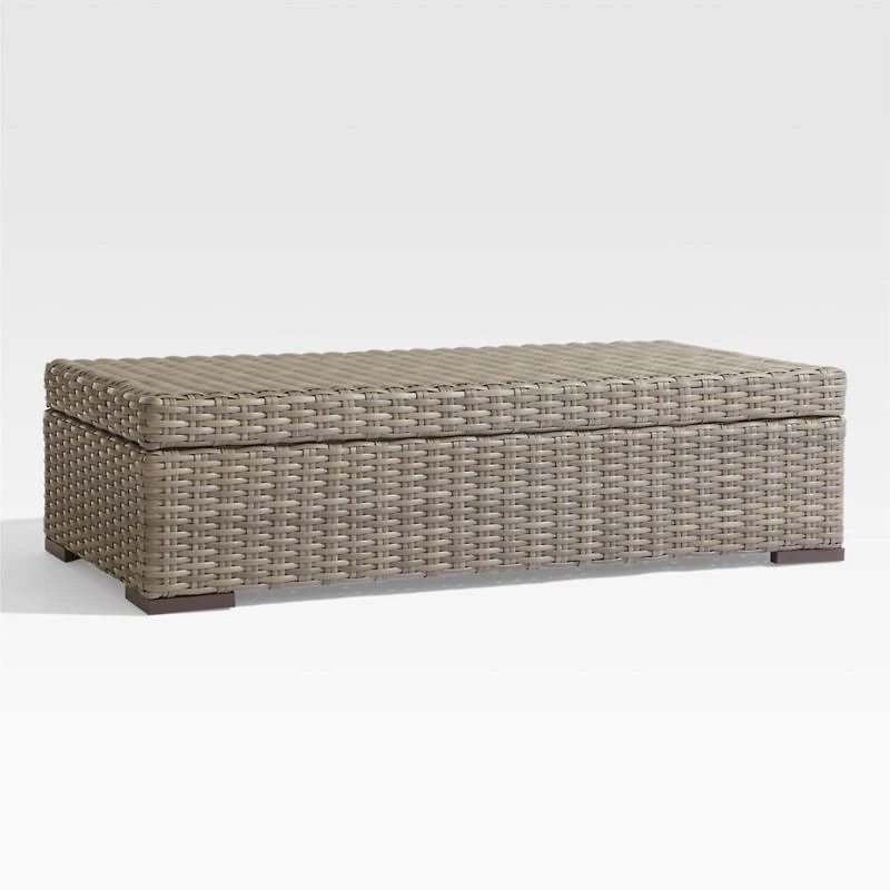 Abaco Resin Wicker Outdoor Storage Chest