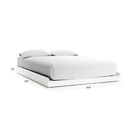 Abridged White Glaze Kids Full Trundle Bed