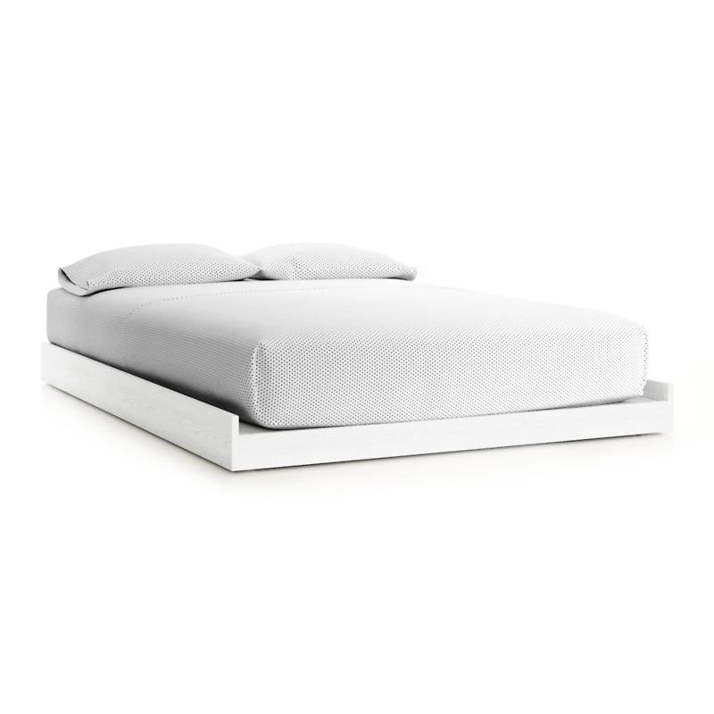 Abridged White Glaze Kids Full Trundle Bed