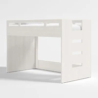 Abridged White Glaze Kids Full Trundle Bed