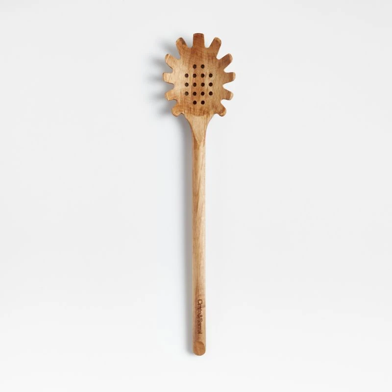 Crate & Barrel Acacia Pasta Spoon
