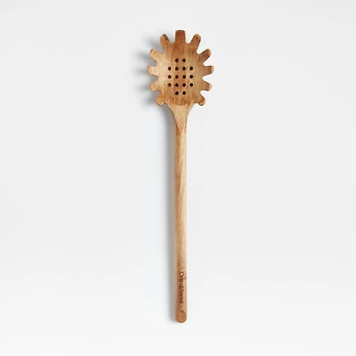 Crate & Barrel Acacia Pasta Spoon