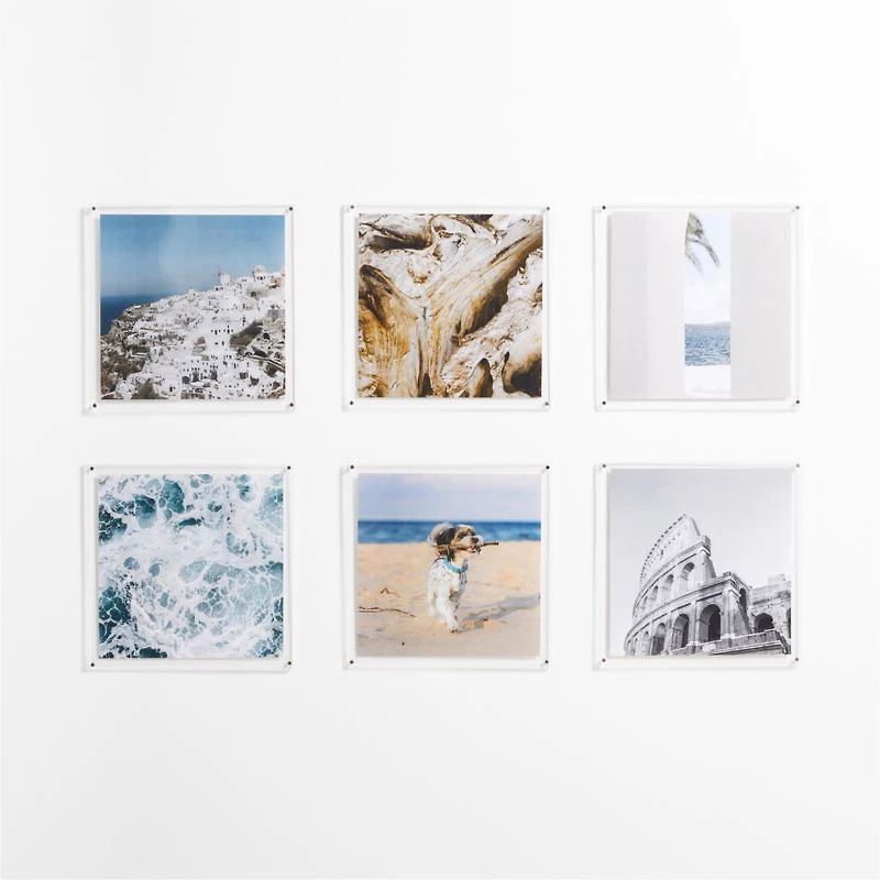 Piece Acrylic Block 11x11 Gallery Wall Frame Set