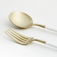 Aero White Champagne 5-Piece Place Setting