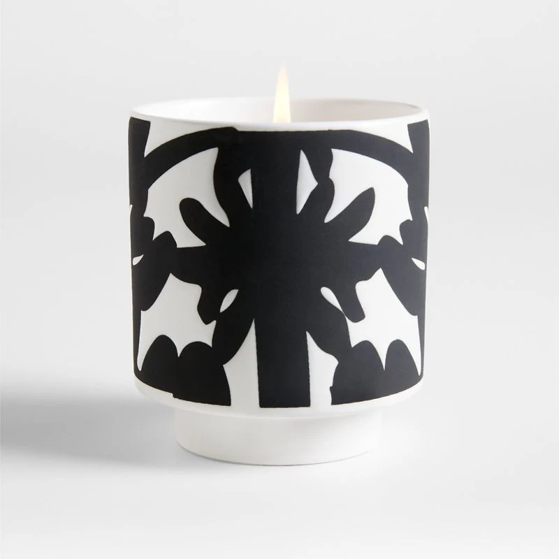 Lucia Eames Aesthete Meadow Black & White Cedarwood -Wick Scented Candle