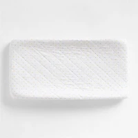 Aiko Organic Yellow Diamonds Baby Changing Pad Cover