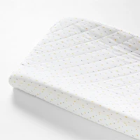 Aiko Organic Yellow Diamonds Baby Changing Pad Cover