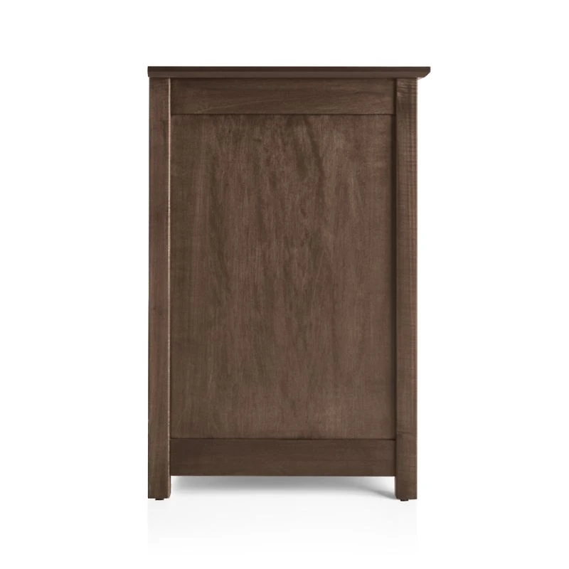 Ainsworth Cocoa 85" Storage Media Console with Glass/Wood Doors