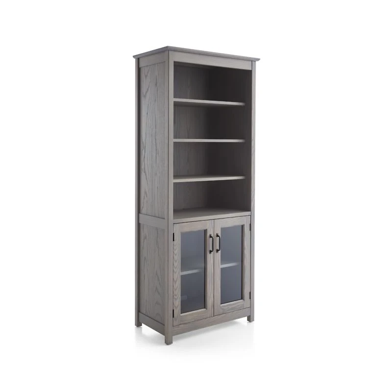Ainsworth Dove Media Storage Tower with Glass/Wood Doors