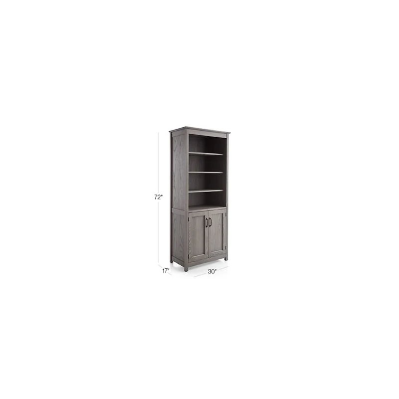 Ainsworth Dove Media Storage Tower with Glass/Wood Doors