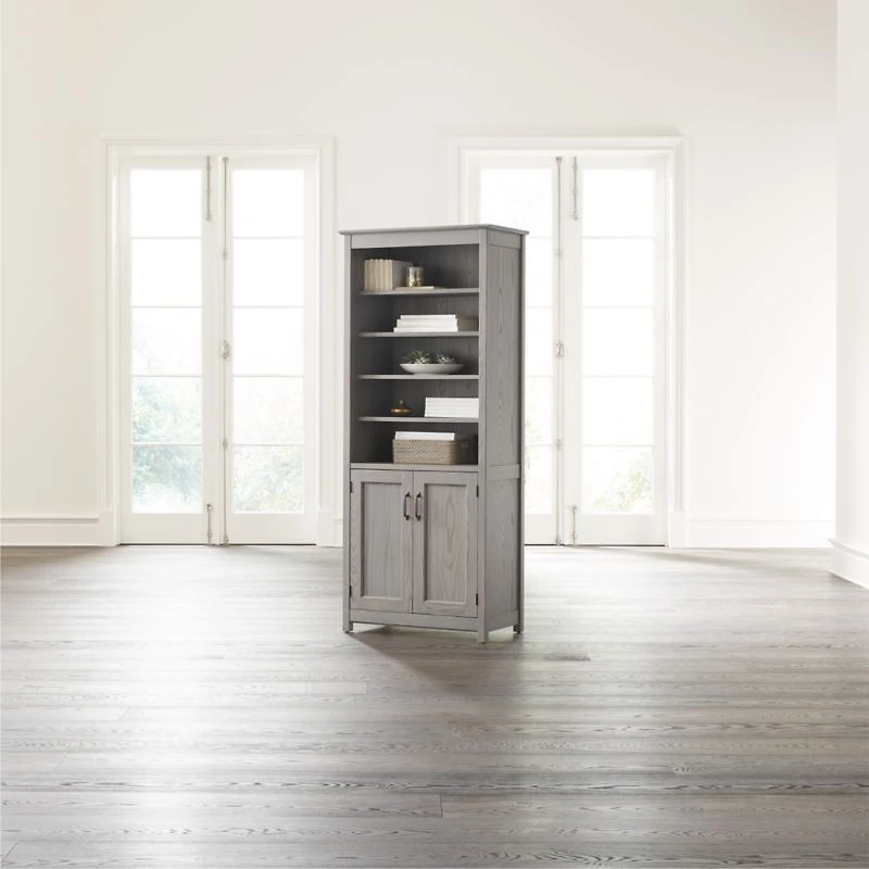 Ainsworth Dove Media Storage Tower with Glass/Wood Doors