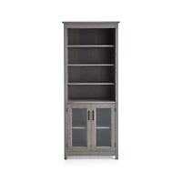 Ainsworth Dove Media Storage Tower with Glass/Wood Doors
