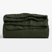 Aire Natural EUROPEAN FLAX ™-Certified Linen Ficus Green King Quilt