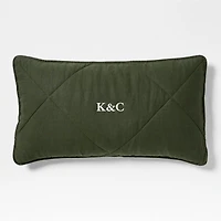 Aire Natural EUROPEAN FLAX ™-Certified Linen Ficus Green King Quilt Bed Pillow Sham