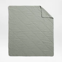 Aire Natural EUROPEAN FLAX ™-Certified Linen Shadow Sage King Quilt