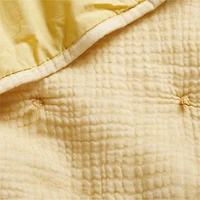 Aire Washable Yellow Baby Crib Hand-Quilted Comforter