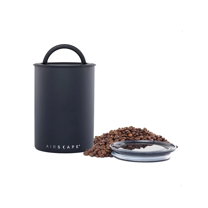 Airscape Matte Black Coffee Canister