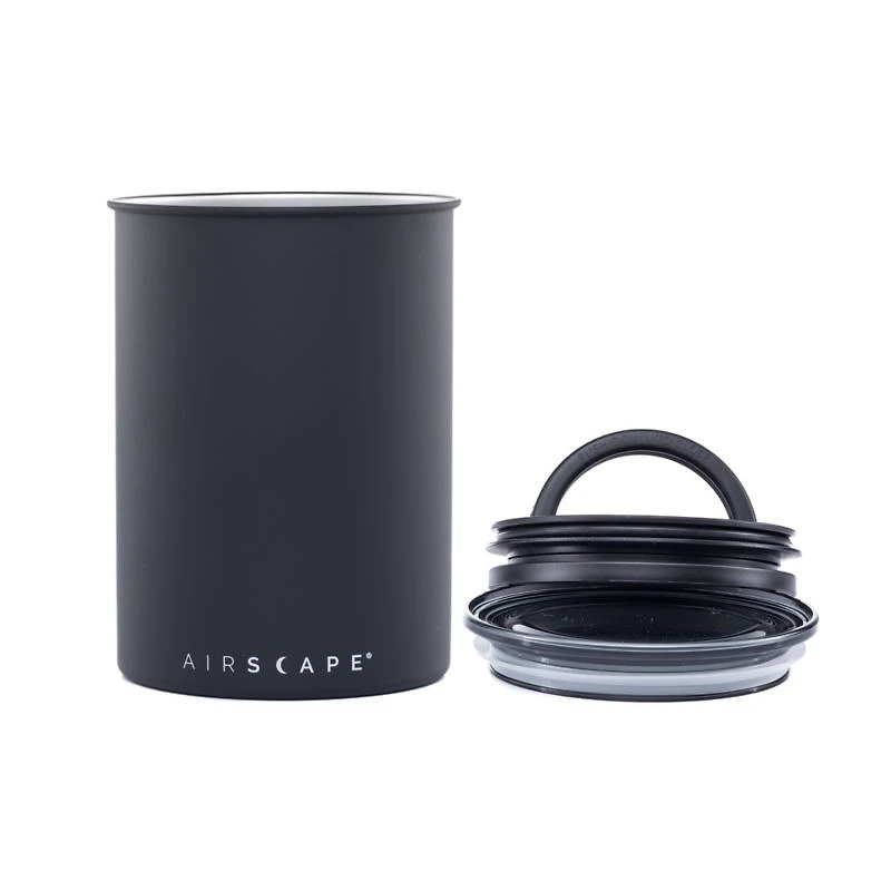 Airscape Matte Black Coffee Canister