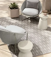 Crest Outdoor Garden Stool Side Table