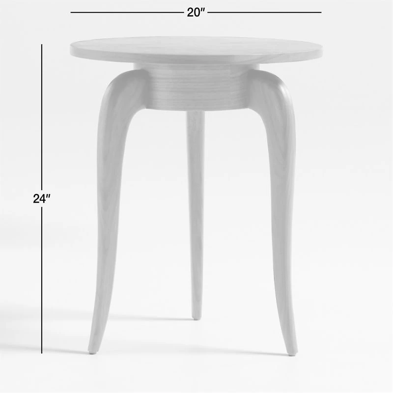 Alexander Walnut Wood Side Table by Jake Arnold