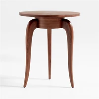 Alexander Walnut Wood Side Table by Jake Arnold