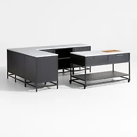 Alfresco -Piece L-Shaped Outdoor Kitchen Set with Island