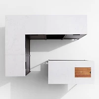Alfresco -Piece L-Shaped Outdoor Kitchen Set with Island