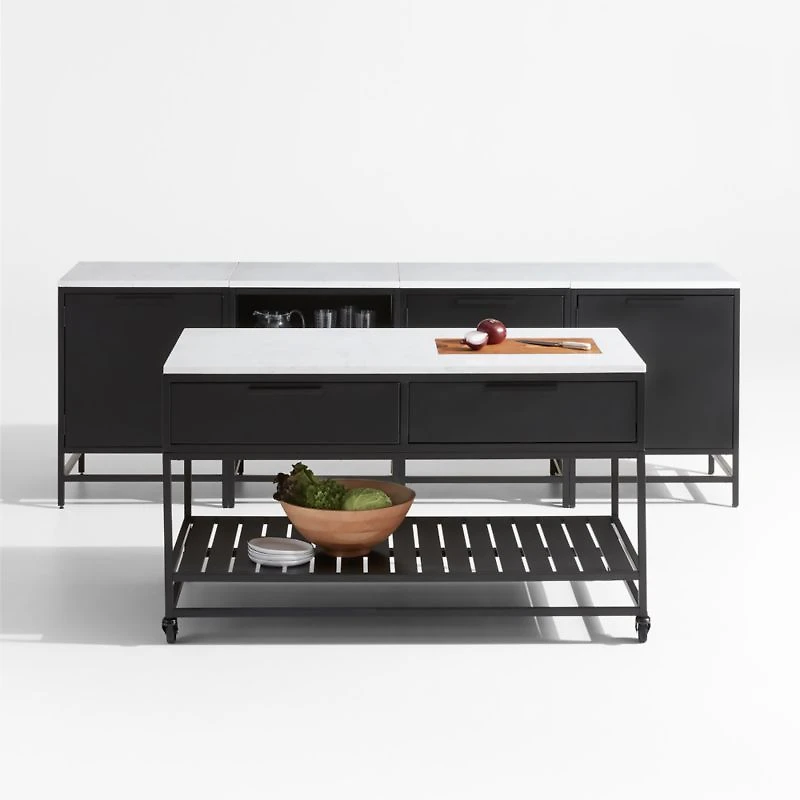 Alfresco 4-Piece Outdoor Kitchen Set with Island