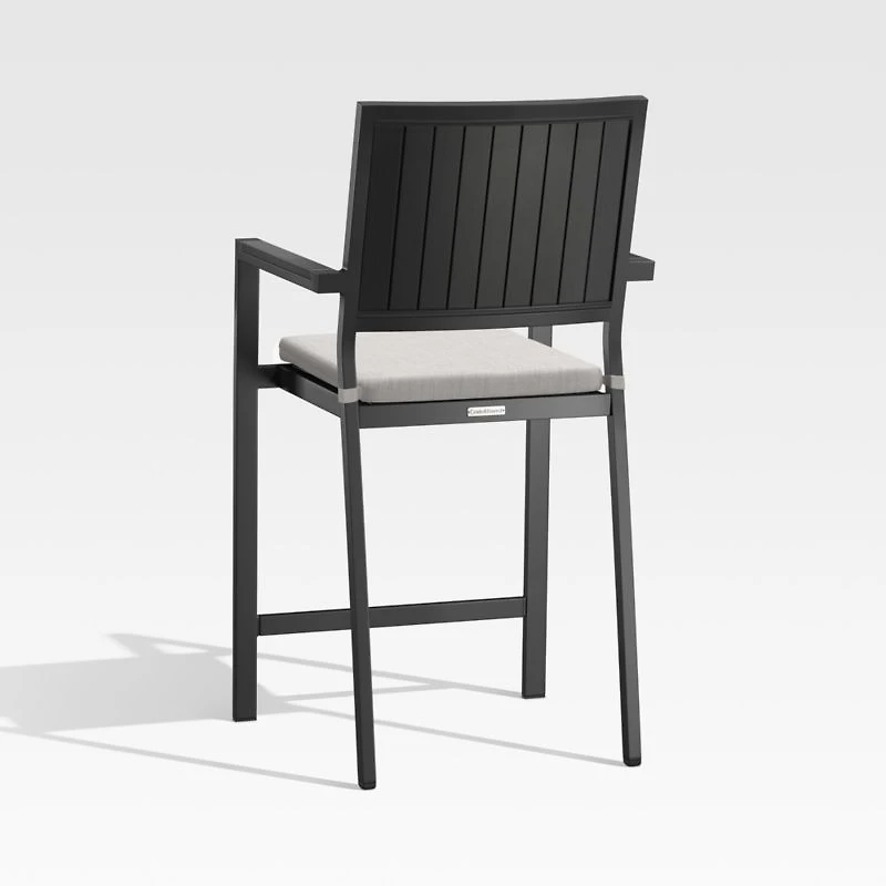 Alfresco Black Outdoor Counter Stool