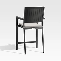 Alfresco Black Outdoor Counter Stool