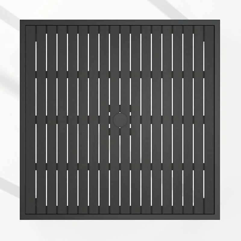 Alfresco 35" Black Outdoor Cafe Table