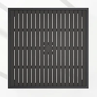 Alfresco 35" Black Outdoor Cafe Table