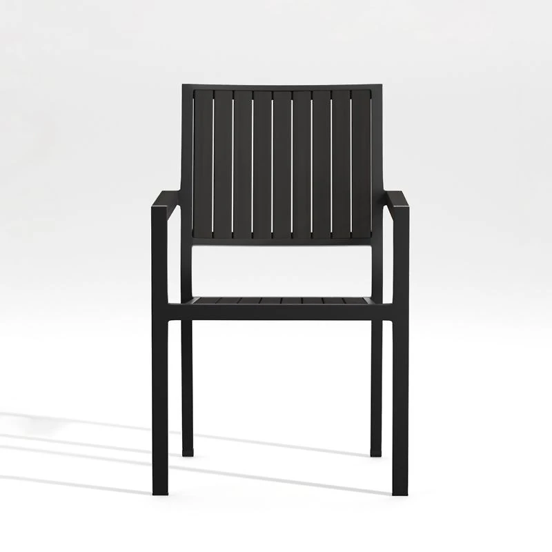 Alfresco Black Outdoor Dining Armchair
