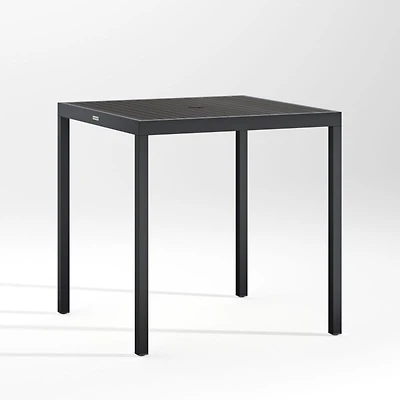 Alfresco 35" Black Outdoor High Dining Table
