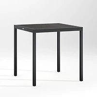 Alfresco 35" Black Outdoor High Dining Table