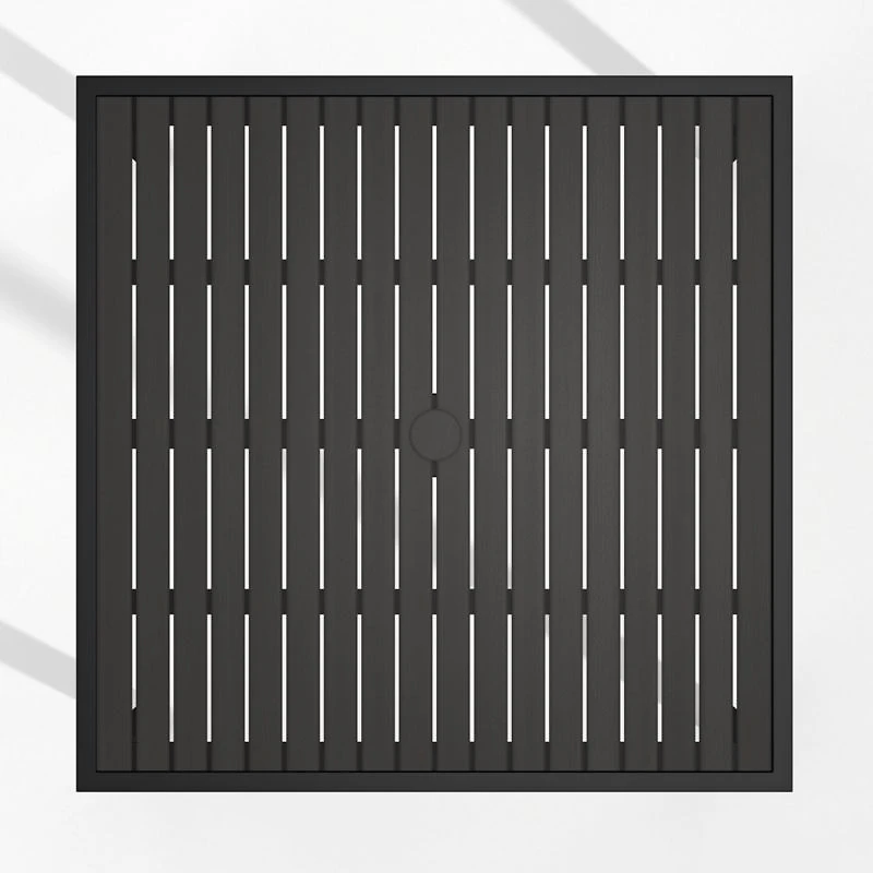 Alfresco 35" Black Outdoor High Dining Table