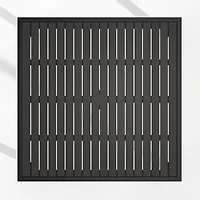 Alfresco 35" Black Outdoor High Dining Table