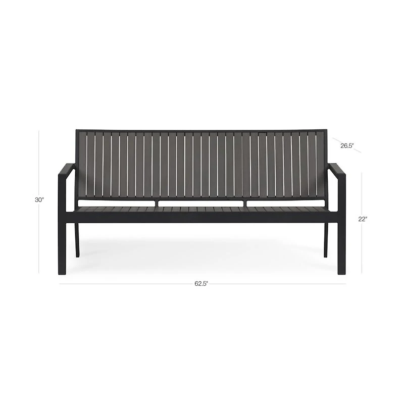 Alfresco Grey Outdoor Sofa