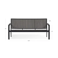 Alfresco Grey Outdoor Sofa